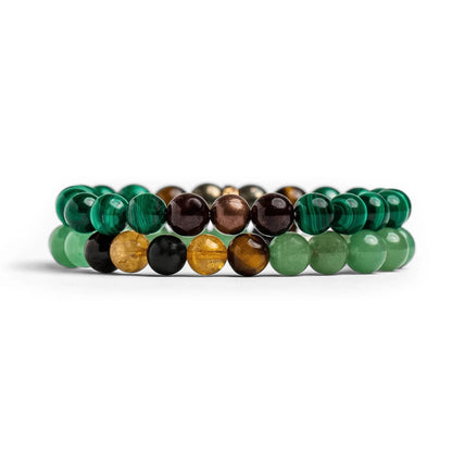 Money Magnet - 9 Chakra Natural Stone Bracelet by CasaFizz